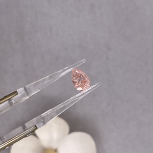 Diamante Sintético CVD Certificado por IGI, Color Rosa Intenso Fantasía, 1.23ct, Corte Pera - Product Image 4