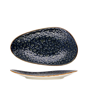 Piatto Piatto Astratto Blu Luna 26x15 cm - Product Image 2