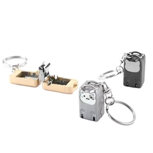 Coupe-ongles pliable portable <span class=keywords><strong>en</strong></span> acier inoxydable, mini coupe-ongles à ouverture rapide, porte-clés, paquet individuel, coupe-ongles mignon, beauté - Product Image 1