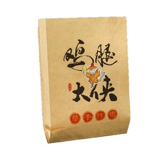 Disposable Food Oil Proof Aluminum Tin Foil Chicken Fried Skewers BBQ Kraft Paper Takeaway Packaging Bag - Product Image 2