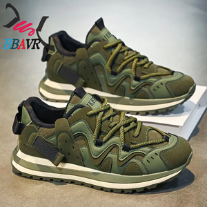 Zapatillas Deportivas Transpirables de Moda para Hombre, Estilo Skate, Casuales, con Suela Antideslizante, Impermeables, con Cordones y Diseño de Goma - Product Image 2