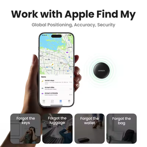 UGREEN CM520 جهاز تتبع ذكي Finder Security Smart Track Link مع علامة ذكية بتقنية بلوتوث و GPS، علامات AirTags لسماعات الأذن والأمتعة، معتمد من MFi متوافق مع نظام IOS - Product Image 2