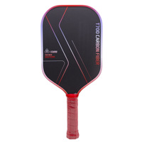 Raquettes de pickleball en fibre de carbone T700, texture tissu sablée