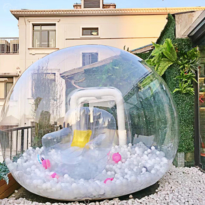 Şeffaf taşınabilir kabarık yüksek kaliteli kabarcık ev şişme havaya uçurmak balon ev havaya uçurmak kabarcık ev trambolin çocuklar için - Product Image 4
