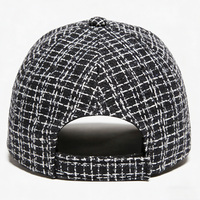 Gorra de Béisbol Oxford Personalizada con Logotipo OEM, Diseño Británico a Cuadros, Estilo Dobby, Unisex, Pequeña, con Aroma a Frutas, Deportiva