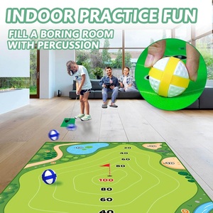 แผ่นรองเล่นกอล์ฟชิปปิ้ง สำหรับเล่นในร่ม กลางแจ้ง สวนหลังบ้าน งานปาร์ตี้ เกมชิปปิ้ง ชุดฝึกซ้อมกอล์ฟแบบเหนียว สำหรับผู้ใหญ่และเด็ก - Product Image 3