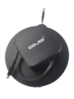 Câble d'extension USB Type C Micro MFI Rétractable et Réglable à Charge Rapide 1,25 m pour Android, Câble Rétractable à Tirage Unilatéral