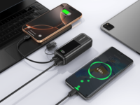 Banque d'Alimentation Anker à Charge Rapide Chargeur Portable Haute Capacité 10000mAh avec Câble Intégré Personnalisation Populaire Logo Mini Banque d'Alimentation