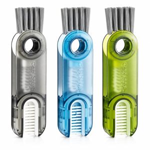 Cepillo de Limpieza Giratorio 3 en 1 para Botellas, Teclados y Tazas, Cepillo Multifuncional <span class=keywords><strong>Portátil</strong></span> para Limpiar Botellas de Agua - Product Image 1