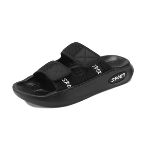 Pantuflas para Hombre, Pantuflas Deportivas de Verano, Sandalias de Playa Antideslizantes de Alta Calidad con Hebilla, para Ocio al Aire Libre, con Forro de Entresuela EVA Personalizado - Product Image 1