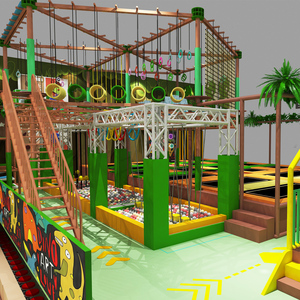 Gran Parque de Atracciones Interior - Circuito de Cuerdas de Gran Altura Sin Motor |   Parque Infantil Comercial <span class=keywords><strong>FEC</strong></span> para Uso en Centros Comerciales y Escuelas - Product Image 6