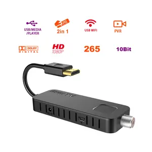 TV STICK Récepteur Full HD 1080P DVBS2 Décodeur STB Récepteur DVB S2 Décodeur TV HD/SD Récepteur de télévision par satellite numérique HD