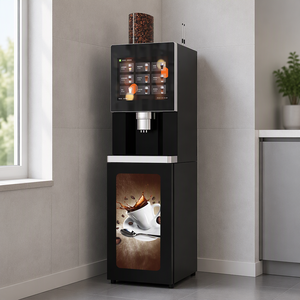 เครื่องจำหน่ายกาแฟอัตโนมัติ LE307A  พร้อมถังบรรจุ 3x1.5 กก.  สามารถชงได้ 350 แก้ว  ระบบกำจัดขยะแห้ง/เปียก SDK  หน้าจอสัมผัส 17 นิ้ว การควบคุมพีซี/เซลล์ - Product Image 1