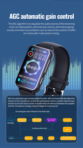 นาฬิกาบันทึกเสียงดิจิตอลอเนกประสงค์ พร้อมระบบลดเสียงรบกวน HD เครื่องเล่น MP3 บันทึกเสียงด้วยเสียงพูด สายรัดข้อมืออัจฉริยะ - Product Image 3