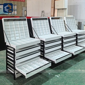 Tùy Chỉnh Sơn Bề Mặt Đồ Trang Sức Hiển Thị Tủ Đa Ngăn Kéo <span class=keywords><strong>Showcase</strong></span> Cửa Hàng Bán Lẻ Hiển Thị Thiết Kế Lịch Thi Đấu - Product Image 1