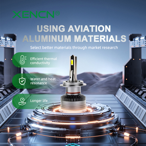 Xencn M50 Mini LED Faro 12/24V 55W 6500K 5000LM universal para camiones y automóviles 9005/9006 9012 H1 H4 H7 H11 OEM de alta calidad - Product Image 5