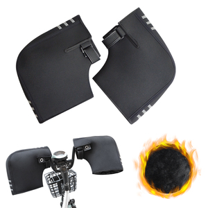 Guantes de <span class=keywords><strong>neopreno</strong></span> personalizados para montar en motocicleta invierno cálido grueso forro polar térmico impermeable cubierta del manillar Mitt Mitten - Product Image 1