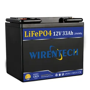 12v30AH Lifepo4 Ion Battery 6000+ Cycles Lightweight Portable Power Bank For Outdoor Camping Fishing Boats RVs