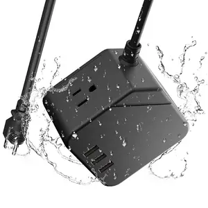 USB防水ソケットUSBと高品質の延長ソケット用の電気スマート電源タップを備えたポータブル電源タップコンセント