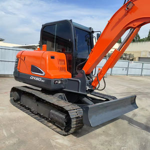 Excavatrice Doosan DX60-5B à bas prix, mini-excavatrice d'occasion DX60, excavatrice hydraulique de 7 tonnes, excavatrice sur chenilles à vendre - Product Image 1