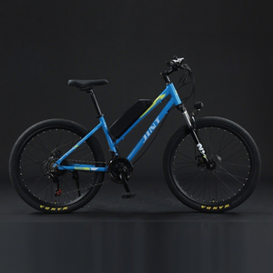 Vélo de montagne électrique en aluminium personnalisable de 26 pouces, vélo urbain unisexe, batterie au lithium sans balais, assistance au pédalage S - Product Image 2