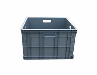 Conteneurs en plastique HDPE TK465 avec design perforé, pliables et empilables, caisses de manutention pour le stockage