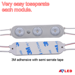 Module LED de rue à haute luminosité 7000K SMD2835 3 puces DC12V, indice de protection IP67, garantie 5 ans, Ra80, angle de vision de 180°, publicité - Product Image 6