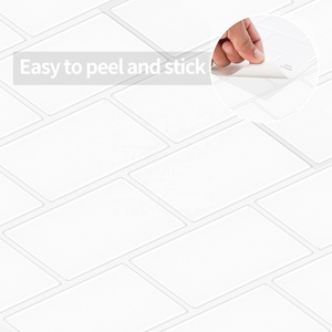 Subway auto-adhésif carreaux à peler et coller <span class=keywords><strong>carrelage</strong></span> blanc dosseret autocollant étanche pour salles <span class=keywords><strong>de</strong></span> <span class=keywords><strong>bain</strong></span> carreaux couverture murale en gros - Product Image 4