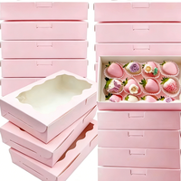 Boîte de dragées de mariage personnalisée Boîte à pignon avec poignée et fenêtre Emballage cadeau à forme mignonne