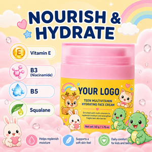 Hidratación Diaria para Adolescentes, Fórmula Segura, Textura que Calma la Piel Seca, Sensación Ligera, Crema Facial Hidratante Multivitamínica para Adolescentes - Product Image 5
