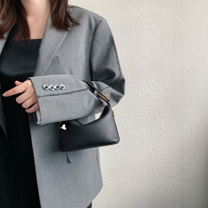 New Women's Summer Cloud <b>Soft</b> <b>Leather</b> Lunch Box Shoulder <b>Bag</b> Minimalist Top Handle Crossbody <b>Bag</b> with Two Straps for Daily Use - Product Image 3
