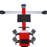 Machine d'alignement de roues, dispositif 3D approuvé CE, Test d'équilibrage de roues, mesure automatique pour équipement de Garage élévateur de voiture