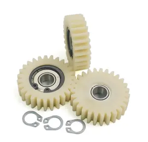 Manufacturer of nylon spur gears CNC machined service spur nylon plastic gear sets accessories double spur gears