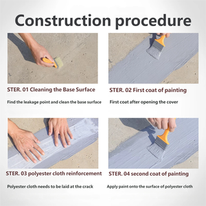 ציפוי פוליאוריטן עמיד למים בעל ביצועים גבוהים לתיקון דליפות גגות - מבצע חם - Product Image 5