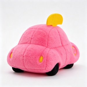 Peluche de coche rosa personalizado, peluche de taxi, peluche de coche con forma de cerdo - Product Image 2