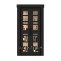 Foshan Home Chambre à coucher Noir Porte secrète invisible Portes intérieures cachées Moderne pour les maisons