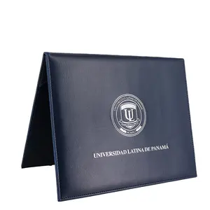 Folder tempat sertifikat kulit PU sampul 14.00 wisuda