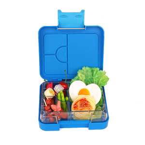 Kitchen Organizer Mini Storage Box Detachable Microwavable Plastic Lunch Box for Children Camping Outdoors