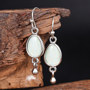 Boucles d'oreilles pendantes en forme de goutte d'eau pour femmes, style simple, accessoires d'oreille pour usage quotidien - Product Image 2