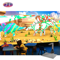 Nouveau Scanner de Tendances Version Jeu de Dessin Interactif AR Système de Projection Murale de Peinture Vive Équipement de Divertissement Familial