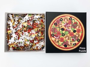 OEM <span class=keywords><strong>Casse</strong></span>-tête découpé à l'emporte-pièce imprimé personnalisé <span class=keywords><strong>3d</strong></span> stérique Anime Délicieux motif de pizza <span class=keywords><strong>Casse</strong></span>-tête pour l'éducation préscolaire des enfants - Product Image 5