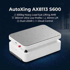 AutoXing AX8113 S600 Heavy Load AMR 600kg Sub Lifting 365mm Low Profile SLAM LiDAR Shelf Carrier for Warehouse Factory - Product Image 3