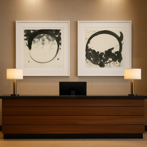 Obra DE ARTE conmemorativa, pinturas con motivos de pájaros y animales, decoración de pared decorativa, pintura con marco - Product Image 3