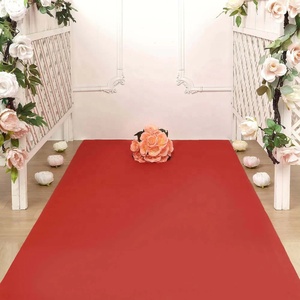 Customizable Sticky Backing <strong>Outdoor</strong> Event Wedding Red Carpet <strong>Runner</strong> Rugs Long Felt Aisle <strong>Runner</strong> for Wedding - Product Image 2