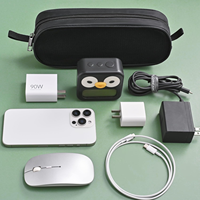 Laptop-Ladegerät-Etui, Tech-Organizer-Tasche für Tablet, Maus, USB-Kabel, Powerbank, Elektronik-Zubehör, Reise-Aufbewahrungstasche