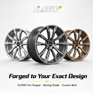 ล้อฟอร์จสั่งทำพิเศษ LS8171 ขนาด 15-26 นิ้ว วัสดุอัลลอยด์ ใช้ได้กับ BMW, Honda, Tesla, Audi, Mazda - Product Image 5