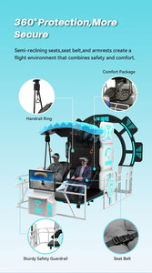 Simulateur de Parapente VR Commercial <span class=keywords><strong>2</strong></span> Places, Jeu de Vol Dynamique en Parapente, Cinéma de Réalité Virtuelle 9D pour Centre Commercial - Product Image 3