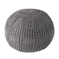 Tabouret rond personnalisable de grande taille, tabouret décoratif d'intérieur et d'extérieur, tabouret de salon, tabouret de couloir pour la maison