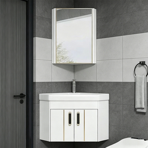 Lavabo de salle de bain moderne en céramique, gain de place, pour meubles-lavabos d'hôtel, prix avantageux, directement de l'usine - Product Image 2