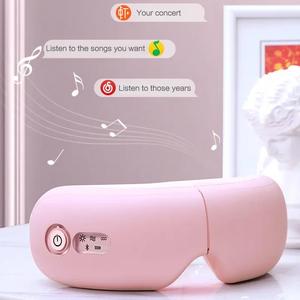 Máquina de terapia ocular con batería recargable de diseño elegante, masajeador de ojos con frecuencia vibratoria con pantalla LED con música integrada - Product Image 5